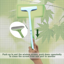 Window Screen Cleaning Brush With Extendable Handle (1 Pc)