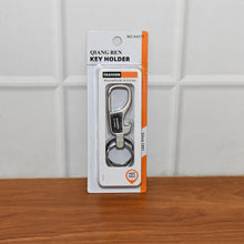 Premium Metal Keychain Carabiner Clip Hook with Dual Key Rings (1 Pc)